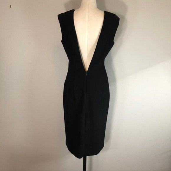 Zara Basic Little Black Dress with Deep V-Back